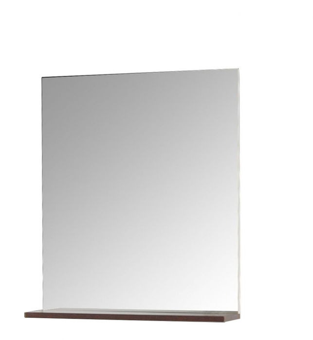Oglinda cu polita, seria 067, wenge, 60x68 cm