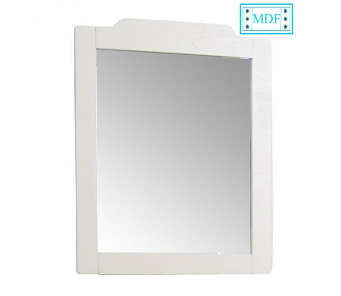 Oglinda seria 601, alb rustic, 60x73 cm