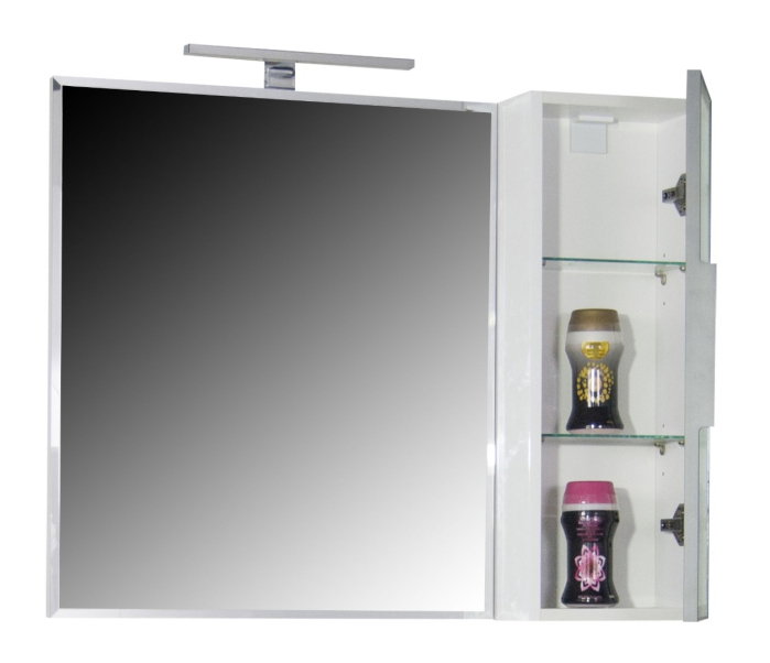 Oglinda seria 758, montata, alb, 70x68 cm [3]