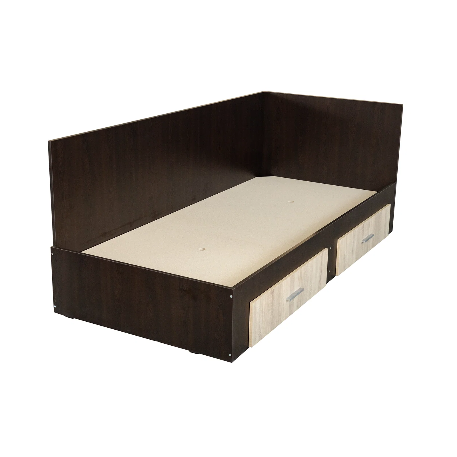 Pat Colt Alma Drept 120x200 cm, cu 2 sertare laterale pe role, colt interschimbabil - ExpoMob [6]
