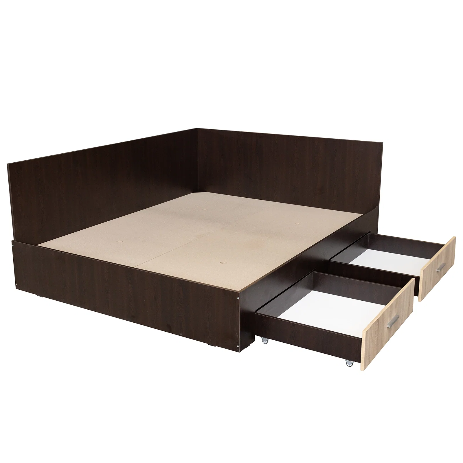 Pat Colt Alma Drept 180x200 cm, cu 2 sertare laterale pe role, colt interschimbabil - ExpoMob [6]