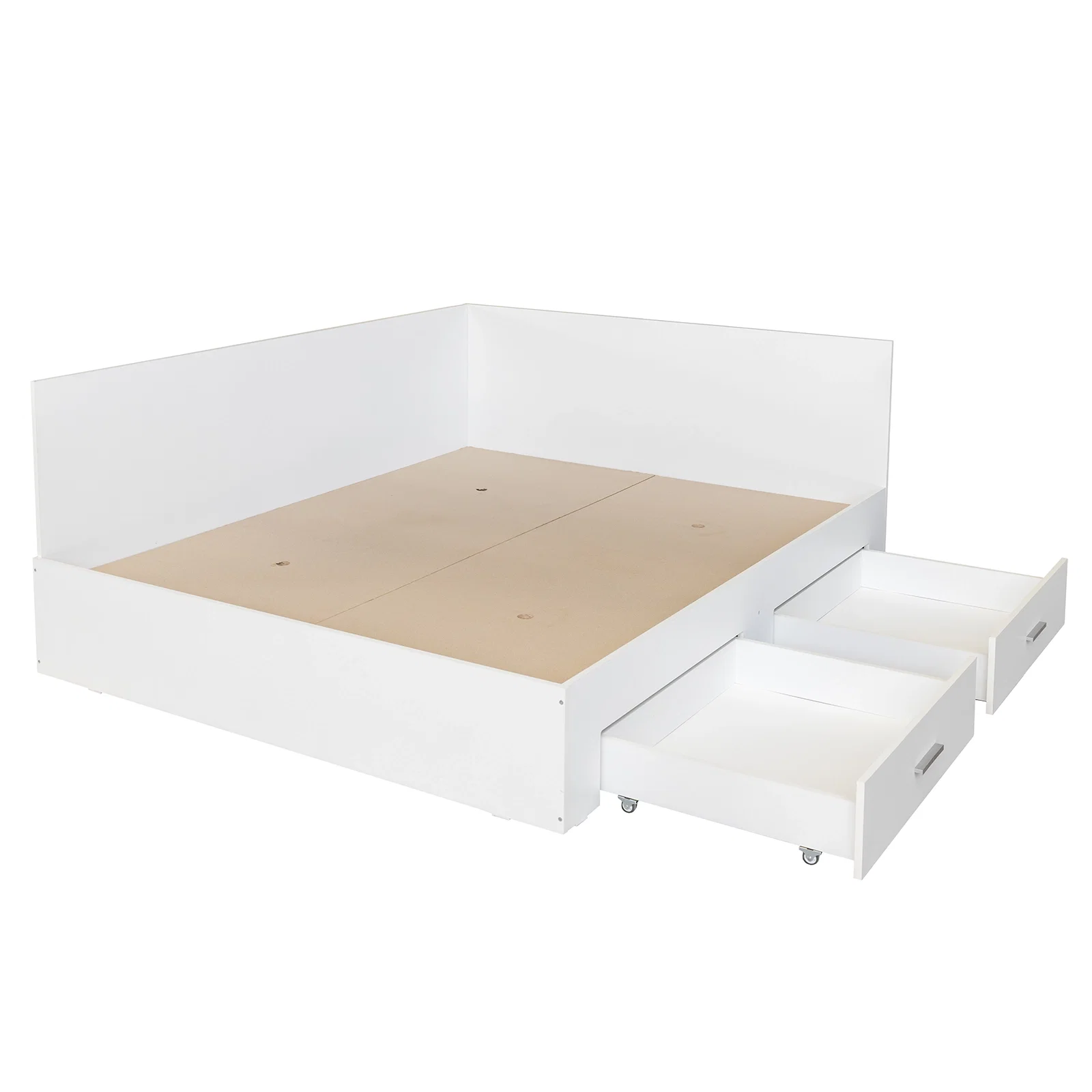 Pat Colt Alma Drept 180x200 cm, cu 2 sertare laterale pe role, colt interschimbabil - ExpoMob [6]