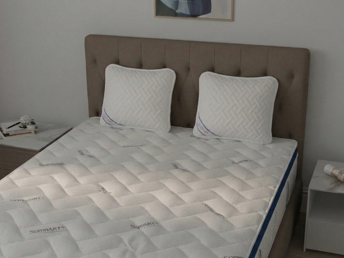Perna 40x40cm Somnart, Hygiena, hipoalergenica, bilute Superball, 100% fibra poliester [7]