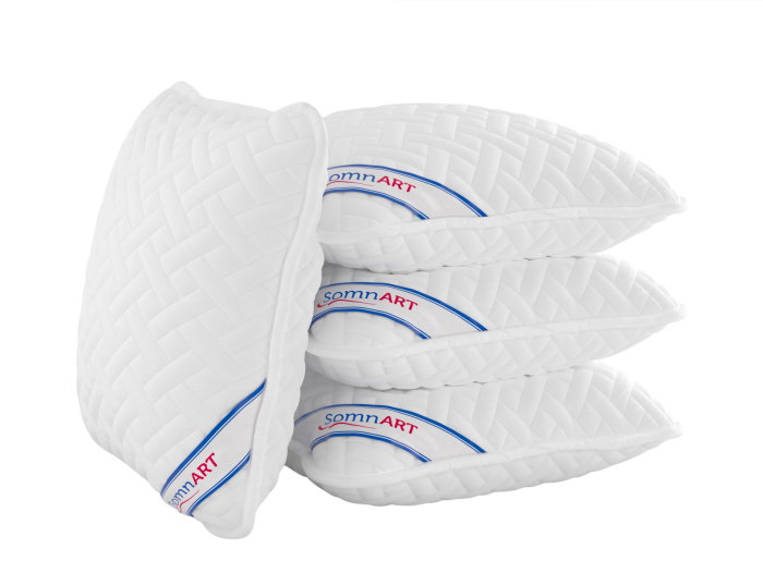 Perna 70x70cm Somnart, Hygiena, hipoalergenica, bilute Superball, 100% fibra poliester [12]