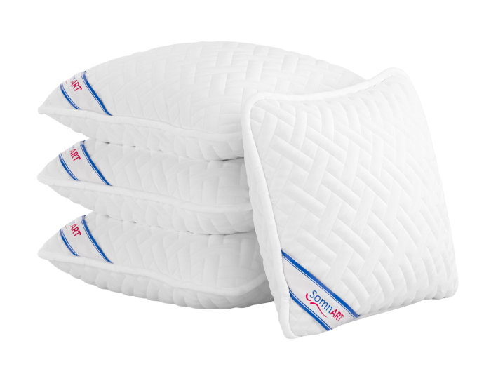 Perna 70x70cm Somnart, Hygiena, hipoalergenica, bilute Superball, 100% fibra poliester [13]