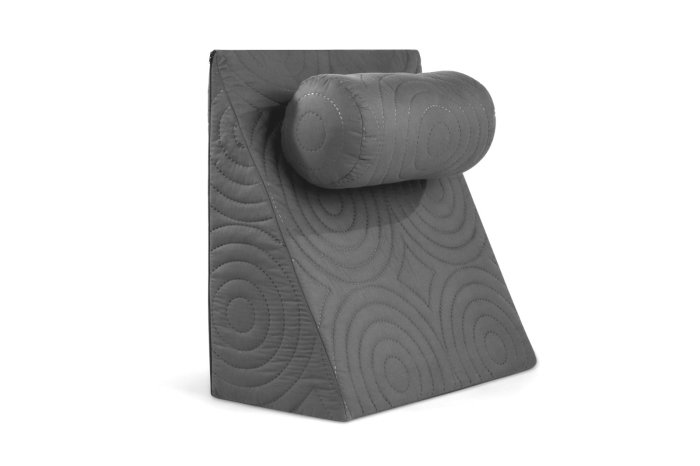 Perna Relax TV 60x68x30cm, ortopedica pentru citit, antireflux, cu husa detasabila, confortabila si rezistenta la spalari multiple la 40 grade, Gri [1]