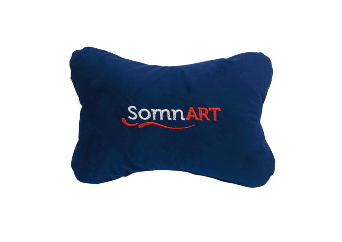 Perna Somnart pentru tetiera, albastru, dimensiune 32x23 [1]