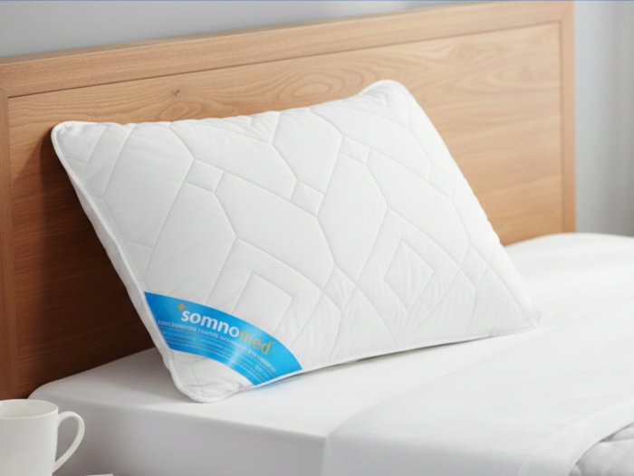 Perna Somnomed Antimicrobiana lavabila la 95°C - 50 x 70 cm, ambalata la geanta cu manere [7]