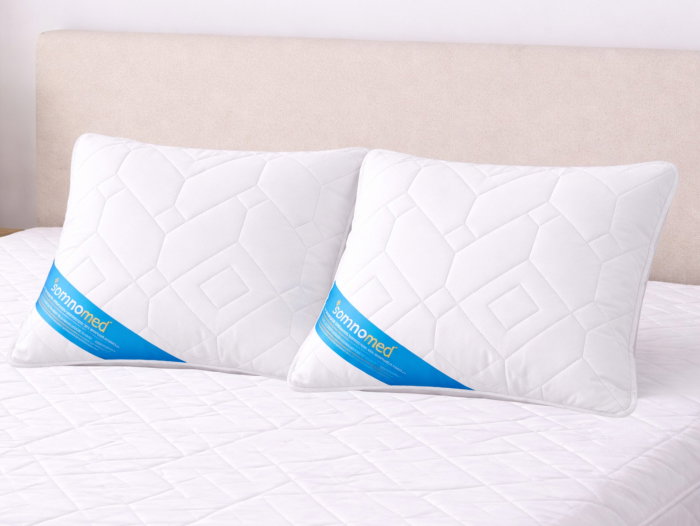 Set 2 Perne Somnomed Antimicrobiene lavabile la 95°C - 70 x 70 cm, vidat [8]