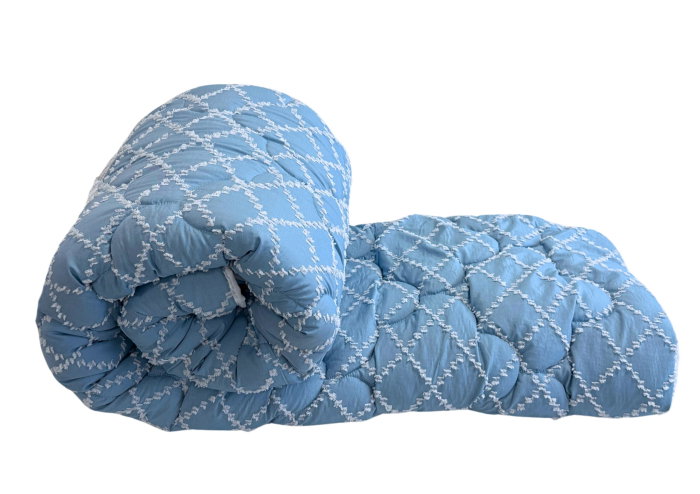 Pilota Duo Comfort Azure 200×220, Somnart, matlasata, umplutura medie-groasa 300 gr/mp, pentru primavara - toamna [5]
