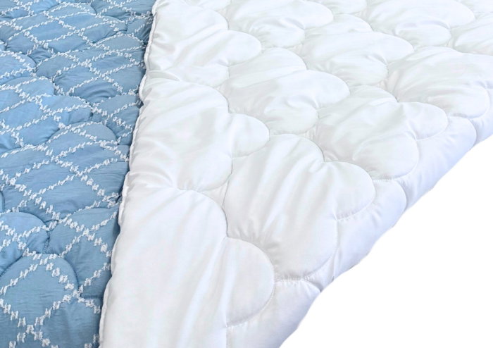 Pilota Duo Comfort Azure 180×200, Somnart, matlasata, umplutura medie-groasa 300 gr/mp, pentru primavara - toamna [2]