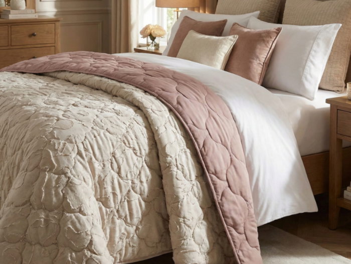 Pilota Duo Comfort Latte 180×200, Somnart, matlasata, umplutura medie-groasa 300 gr/mp, pentru primavara - toamna [1]
