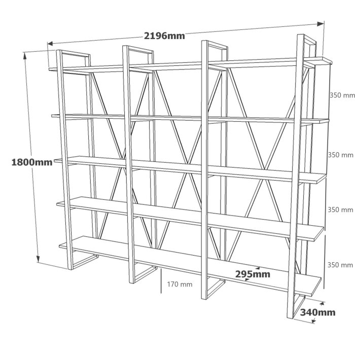 Raft ML4-A, 219,6x34x180 cm [6]