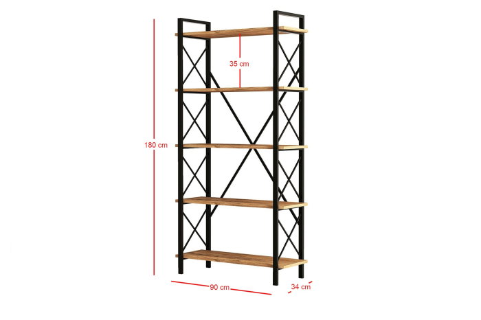 Raft NERO ELIT, 90x33,5x180 cm [11]