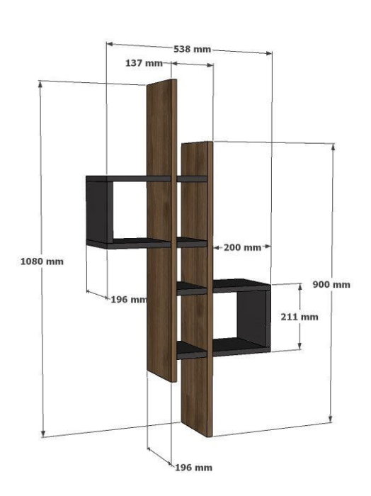 Raft EMSE, 53,8x19,6x108 cm [5]