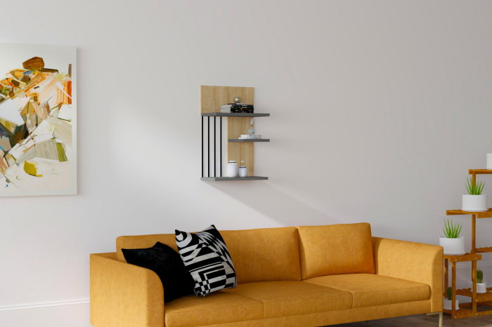 Raft suspendat NEZMA, 40x21,4x60 cm [2]