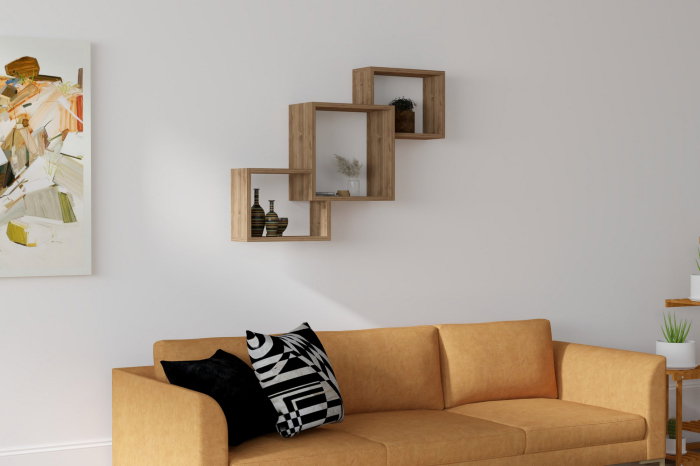 Raft suspendat SILVER, 98x19,6x72 cm [2]