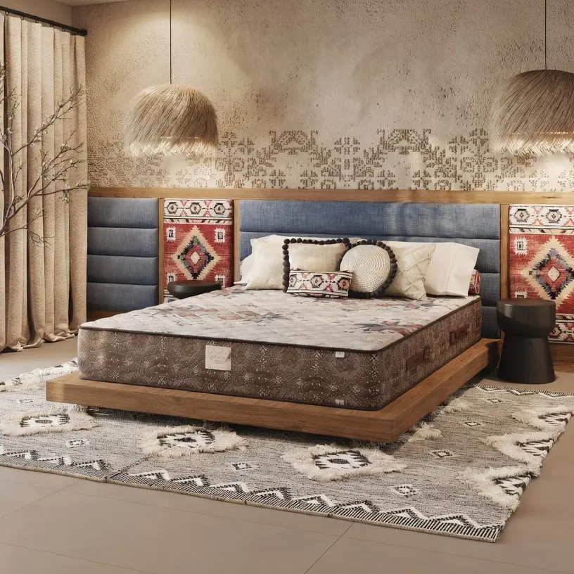 Saltea AMINTIRI cu arcuri, 200x200 cm, H 28 cm - ExpoMob [3]