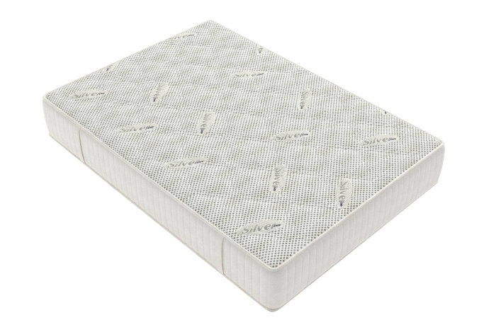 Saltea cu memorie si arcuri Silver Evolution Pocket Spring, Horeca, 200x200, inaltime 30 cm, husa tricot Silver, fermitate medie [8]