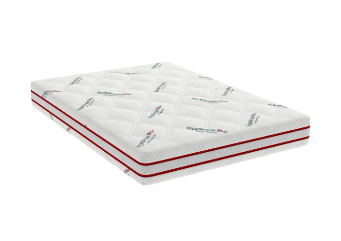 Saltea cu memorie Somnart Memory HypoallergenicMed Antibacteria 90x200, înălțime 18 cm, antibacterii, husă 3D detașabilă, fermitate medie [7]