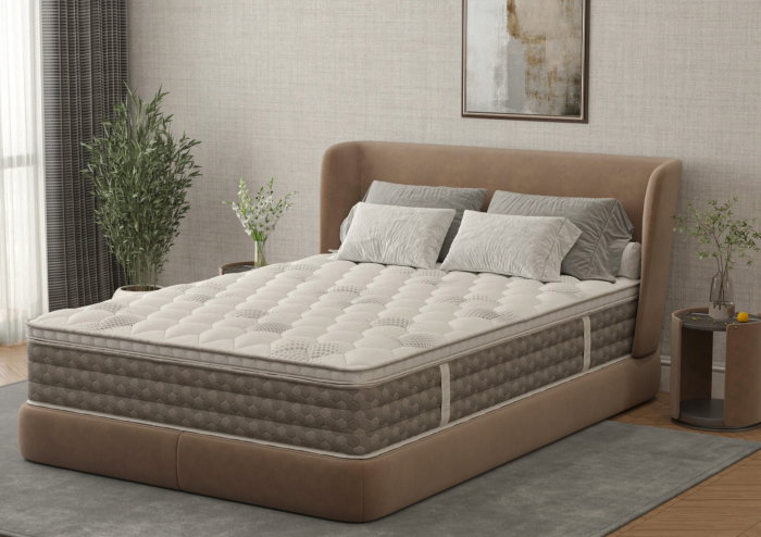 Saltea cu memorie Somnia DuoFlex 90×200, înălțime 27 cm, cu topper integrat, detasabil, fermitate mediu-tare [24]