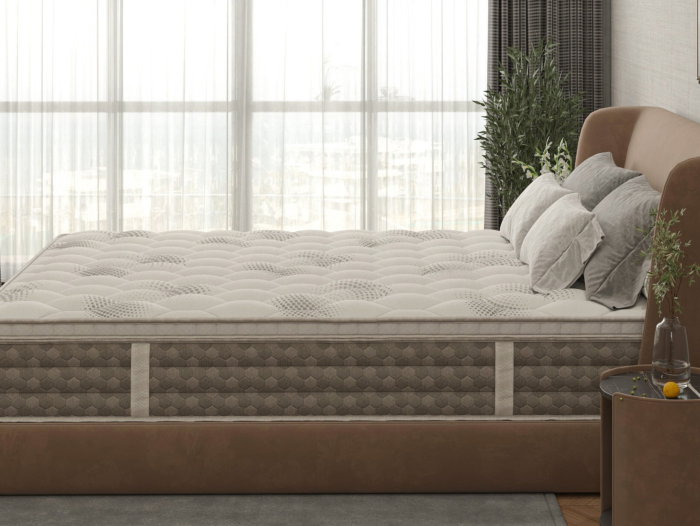 Saltea cu memorie Somnia DuoFlex 90×200, înălțime 27 cm, cu topper integrat, detasabil, fermitate mediu-tare [9]