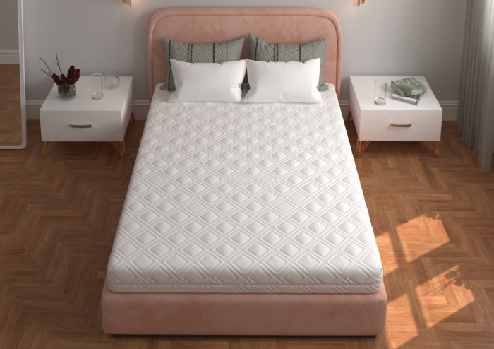 Saltea cu spumă poliuretanică 7 Zone SOMNART 160x200, înălțime 17 cm, ortopedică, husă detașabilă cu fermoar, fermitate medie [4]