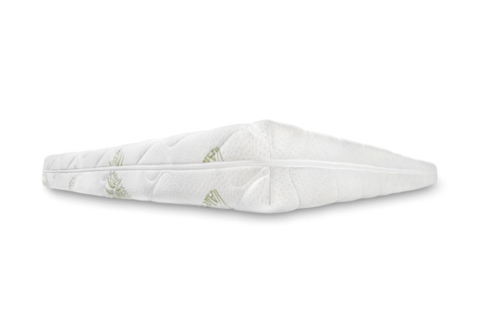 Saltea cu spumă poliuretanică Confort 4Family Aloe Vera 120x200 Somnart, înălțime 14 cm, husă lavabilă și detașabilă cu fermoar, fermitate medie [7]