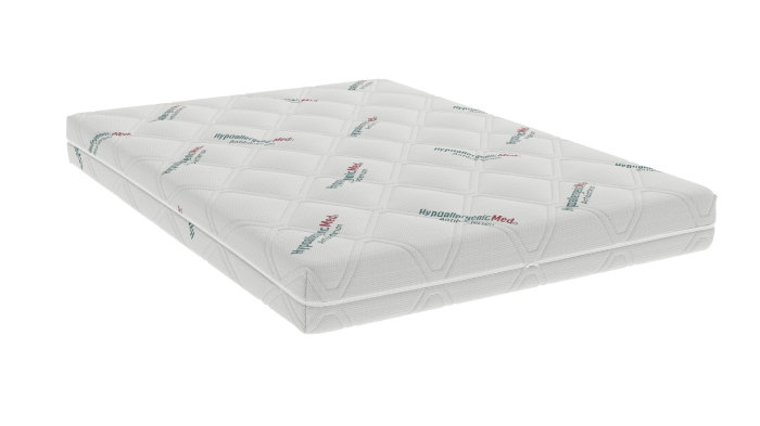 Saltea cu spumă poliuretanică Somnart HypoallergenicMed Antibacteria, 140x200, înălțime 18 cm, antibacterii, husă detașabilă cu fermoar, fermitate medie [7]