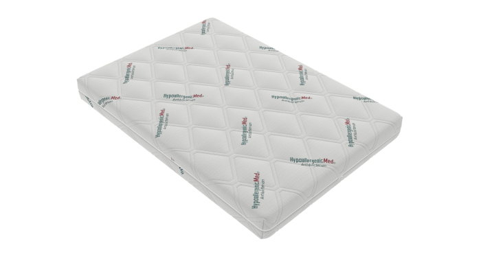 Saltea cu spumă poliuretanică Somnart HypoallergenicMed Antibacteria, 140x200, înălțime 18 cm, antibacterii, husă detașabilă cu fermoar, fermitate medie [6]
