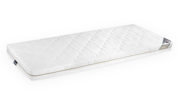 Saltea cu spumă poliuretanică Somnart HypoallergenicMed Bumbac 90x200, înălțime 16 cm, hipoalergenică, husă cu fermoar, rulată, fermitate medie [13]