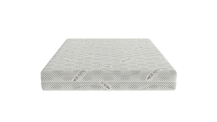 Saltea cu spuma poliuretanica Somnexpert Silver FORTE, 180x200, inaltime 20 cm, ortopedica, husa tricot Silver lavabila, manere, fermitate mare [5]