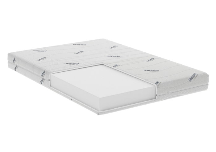 Saltea cu spumă poliuretanică Somnomed Antiacaria 180x200, înălțime 20 cm, pentru alergici, husă detașabilă și lavabilă cu tratament antiacarian, fermitate medie [2]