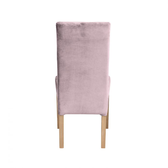 Scaun living TEO LUX, picioare lemn natur, stofa, 46x60x98 cm [3]