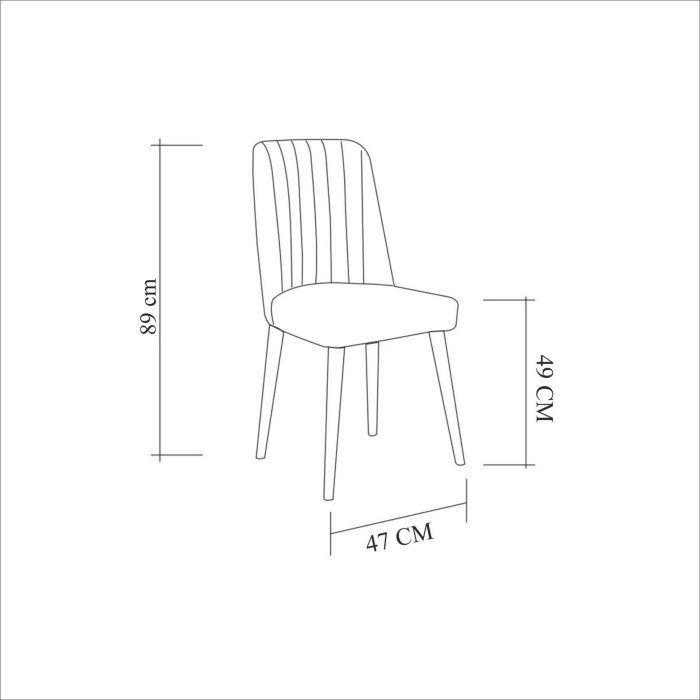 Scaun VINA, 47x46x89 cm [6]