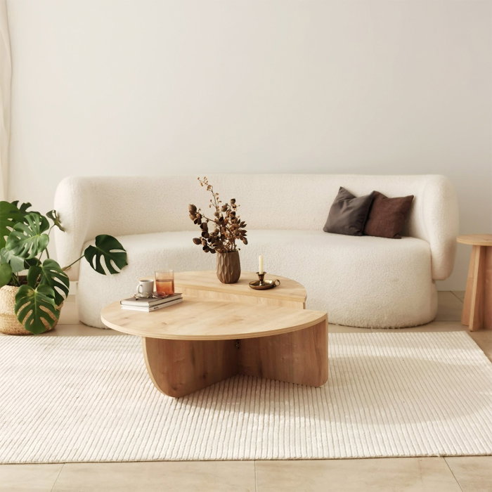 Set 2 masute de cafea PODIUM, 90x60x30 cm [5]