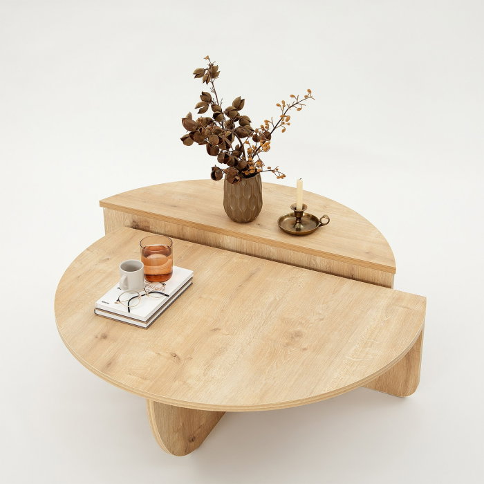 Set 2 masute de cafea PODIUM, 90x60x30 cm [10]