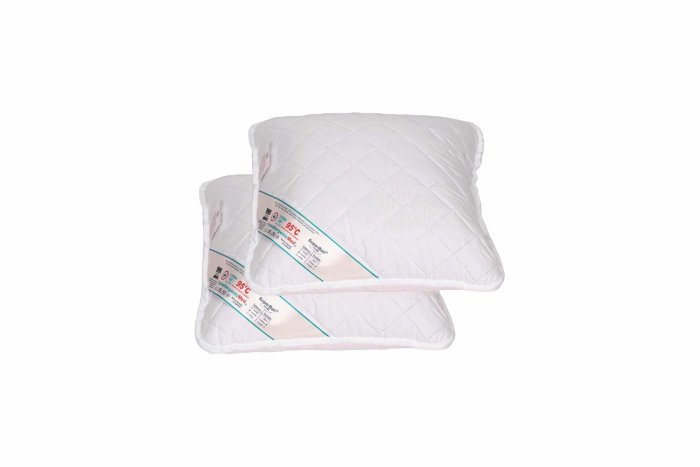 Set 2 perne 50x70 cm si 2 perne 40x40 cm HypoallergenicMed Somnart, microfibra matlasata [4]