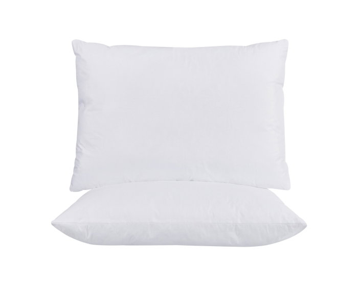 Set 2 Perne ajustabile 50x70 Somnia, microfibra, lavabile la masina, vidat, alb [1]