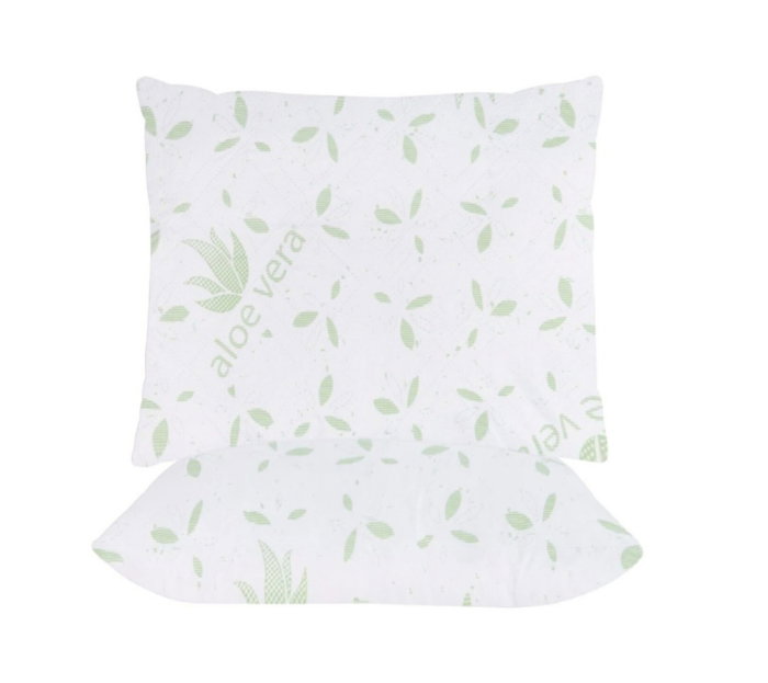 Set 2 Perne 60x60 Somnart Belina Aloe Vera, microfibra, lavabile la masina [1]