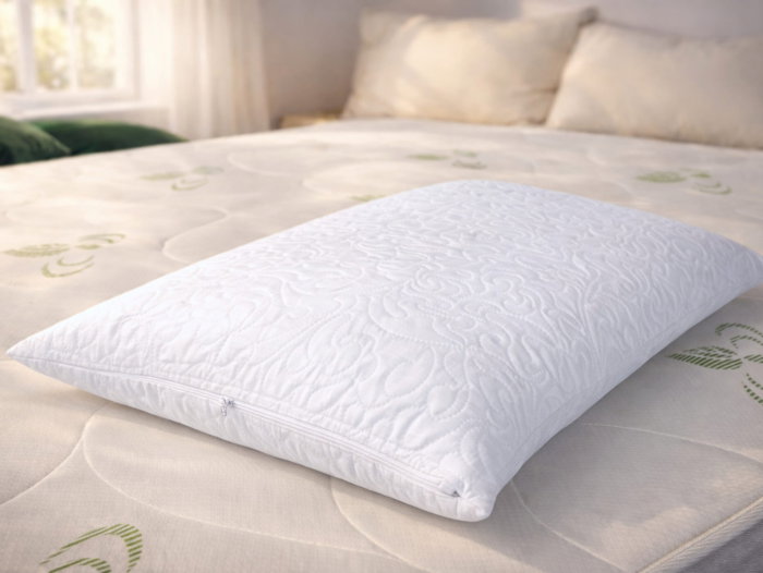 Set 2 Perne ajustabile 50x70 Somnia, microfibra, lavabile la masina, vidat, alb [5]