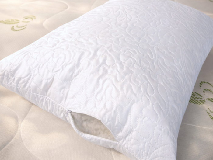 Set 2 Perne ajustabile 50x70 Somnia, microfibra, lavabile la masina, vidat, alb [3]