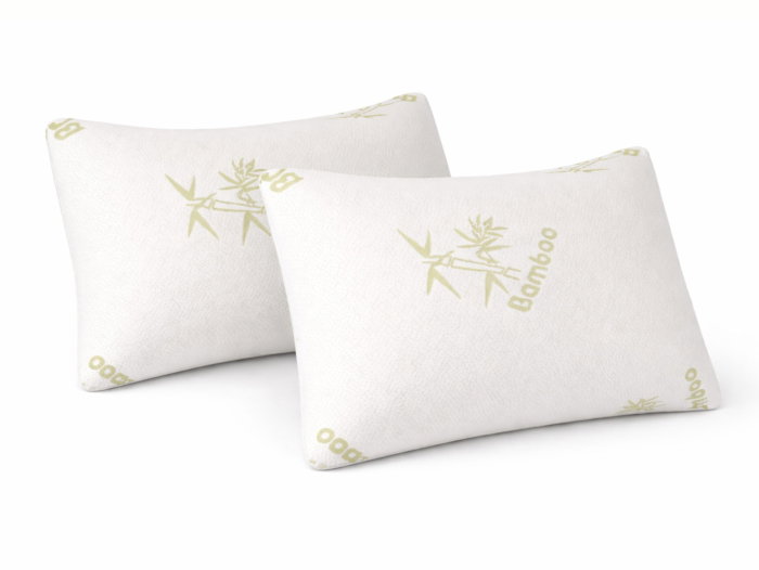 Set 2 perne Bamboo Memory Somnart, husa detasabila bambus, 50x70 cm [8]