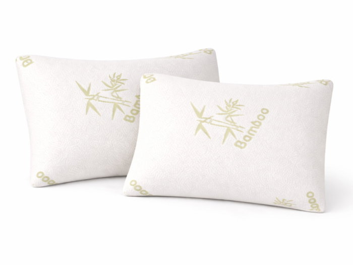 Set 2 perne Bamboo Memory Somnart, husa detasabila bambus, 50x70 cm [9]