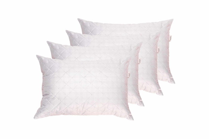 Set 4 perne matlasate Somnart, 50x70 cm, microfibra cu fibre de carbon [1]