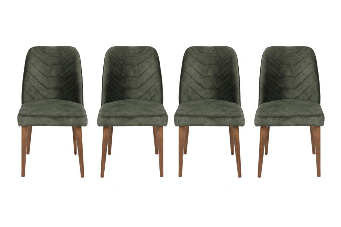 Set 4 scaune DALLAS, nuc, 50x49x90 cm [4]