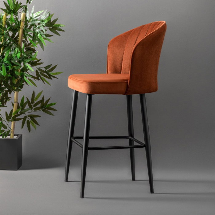 Set 4 scaune de bar RUBI, 52x97x42 cm [3]