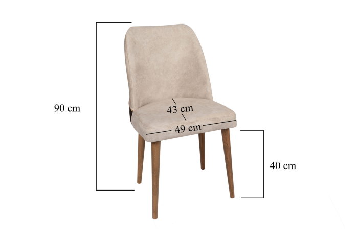 Set 4 scaune NOVA, 50x49x90 cm [8]