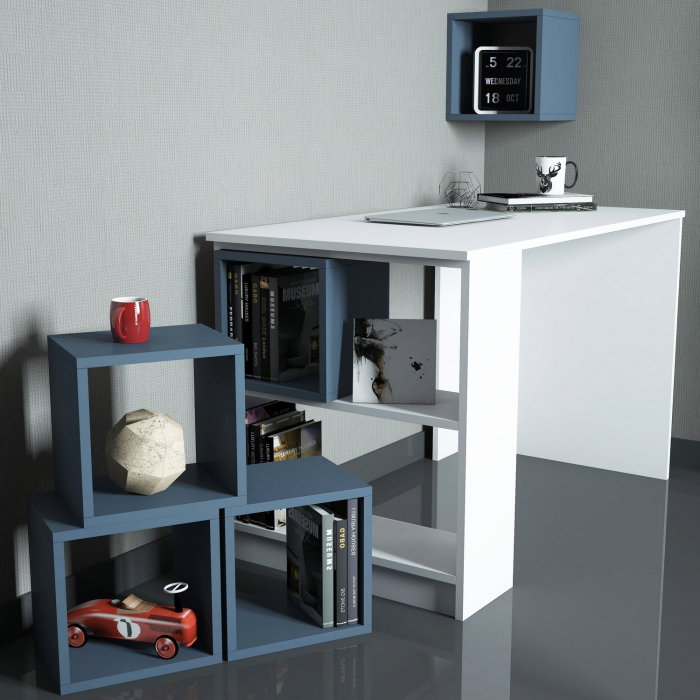 Set birou si biblioteca BOX, 3 piese [2]