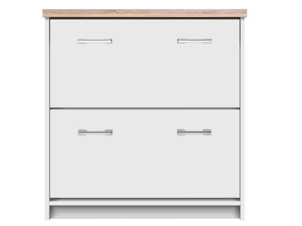 Set hol TOP MIX, 2 piese, pantofar si cuier, alb [2]